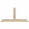 Ekena Millwork Portland Rough Sawn Timber Gable Bracket, Douglas Fir, 48"W x 24"H x 2"D x 4"F, 12/12 Pitch GBW048X24X0204POR00RDF - alternate 1